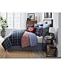 Cremieux Avery Collection Plaid Reversible Square Pillow, Color:Blue/Green Multi - Image 3