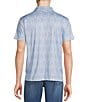 Color:White - Image 2 - Berstett Full Knit Short Sleeve Button Front Shirt