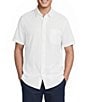 Cremieux Big & Tall Blue Label Performance Solid Seersucker Short Sleeve Shirt - Image 6