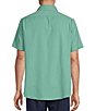 Cremieux Big & Tall Blue Label Performance Solid Seersucker Short Sleeve Shirt - Image 2