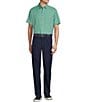 Cremieux Big & Tall Blue Label Performance Solid Seersucker Short Sleeve Shirt - Image 3