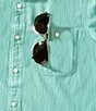 Cremieux Big & Tall Blue Label Performance Solid Seersucker Short Sleeve Shirt - Image 5