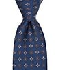 Cremieux Big & Tall Circle Textured Medallion Traditional Silk Tie - Image 1