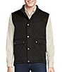 Color:Black - Image 1 - Big & Tall Ethan Quilted Vest