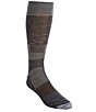 Color:Grey - Image 1 - Block Patchwork Crew Dress Socks