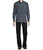Cremieux Blue Label Big & Tall Classic Fit Medium Plaid Oxford Long Sleeve Woven Shirt, Color:Blue - Image 3