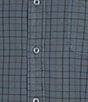 Cremieux Blue Label Big & Tall Classic Fit Medium Plaid Oxford Long Sleeve Woven Shirt, Color:Blue - Image 4