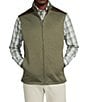 Cremieux Blue Label Big & Tall Quilted Sleeveless Full Zip Vest, Color:Four Leaf Clover - Image 1
