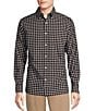 Cremieux Blue Label Big & Tall Slim Fit Plaid Check Oxford Long Sleeve Woven Shirt, Color:Multi - Image 1