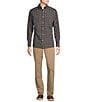 Cremieux Blue Label Big & Tall Slim Fit Plaid Check Oxford Long Sleeve Woven Shirt, Color:Multi - Image 3