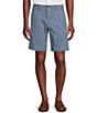 Color:Blue - Image 1 - Blue Label Block Island Collection Chambray Denim Madison Classic Fit 9#double; Inseam Shorts