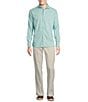 Cremieux Blue Label Brrr°® Solid Oxford Long Sleeve Woven Shirt - Image 3