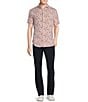 Color:Light Pink - Image 3 - Blue Label Camargue Collection Running Horse Slub Jersey Short Sleeve Coatfront Shirt
