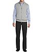 Cremieux Blue Label Cashmere Blend Full-Zip Mock Neck Sweater Vest - Image 3