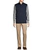 Cremieux Blue Label Chevron Quarter-Zip Vest, Color:Dark Navy - Image 3