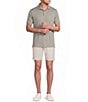 Cremieux Blue Label Circle Print Short Sleeve Polo Shirt - Image 4