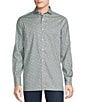 Color:Multi - Image 1 - Blue Label Classic Fit Medallion Print Cotton-Twill Long-Sleeve Woven Shirt