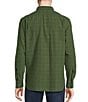 Cremieux Blue Label Classic Fit Medium Plaid Check Oxford Long Sleeve Woven Shirt, Color:Sage Green - Image 2