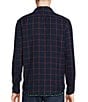 Color:Evergreen - Image 4 - Blue Label Classic Fit Plaid Reversible Double-Faced Long Sleeve Woven Shirt
