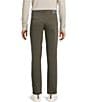 Cremieux Blue Label CMX Tailored-Fit Flat Front 5-Pocket Pants, Color:Dark Olive - Image 2