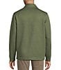 Cremieux Blue Label Diamond Textured Quarter-Zip Pullover, Color:Olive Heather - Image 2