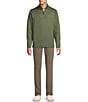 Cremieux Blue Label Diamond Textured Quarter-Zip Pullover, Color:Olive Heather - Image 3