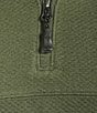 Cremieux Blue Label Diamond Textured Quarter-Zip Pullover, Color:Olive Heather - Image 4