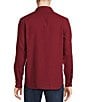 Color:Cabernet - Image 2 - Blue Label Donegal Nepped Twill Long-Sleeve Woven Shirt