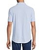 Cremieux Blue Label Dotted Coat Front Knit Short Sleeve Shirt - Image 2