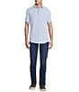 Cremieux Blue Label Dotted Coat Front Knit Short Sleeve Shirt - Image 3