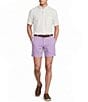 Cremieux Blue Label Flat Front Garment Dyed CMX 6#double; Inseam Shorts - Image 3