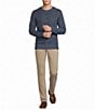 Cremieux Blue Label Garment Dyed Cable Crew Sweater - Image 3