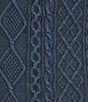 Cremieux Blue Label Garment Dyed Cable Crew Sweater - Image 4