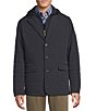 Cremieux Blue Label Herringbone Hooded Blazer Jacket, Color:Navy - Image 1