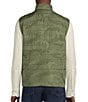 Color:Four Leaf Clover - Image 2 - Blue Label Hybrid Nylon-Knit Reversible Vest