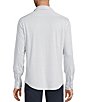 Cremieux Blue Label Interlock Coat Front Long Sleeve Geometric Print Knit Shirt, Color:White Multi - Image 2