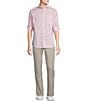 Cremieux Blue Label Key West Collection Solid Long Sleeve Woven Shirt - Image 4