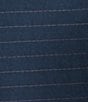 Color:Ensign Blue - Image 4 - Blue Label Kyoto Collection Indigo Jacquard Striped Long Sleeve Henley Shirt
