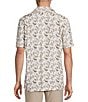 Cremieux Blue Label Leaf Print Short Sleeve Woven Camp Shirt - Image 2