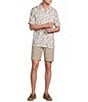 Cremieux Blue Label Leaf Print Short Sleeve Woven Camp Shirt - Image 3