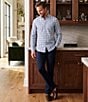 Cremieux Blue Label Lightweight Gingham Oxford Long Sleeve Woven Shirt - Image 5