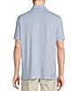Color:Light Blue - Image 2 - Blue Label Lightweight Pique Jersey Short Sleeve Polo Shirt