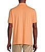 Color:Orange - Image 2 - Blue Label Lightweight Pique Printed Short Sleeve Polo Shirt