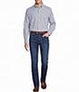 Cremieux Blue Label Long Sleeve Button Down Collar Flannel Stripe Woven Shirt - Image 3