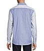 Cremieux Blue Label Long Sleeve Button Down Collar Patchwork Woven Shirt - Image 2