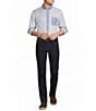 Cremieux Blue Label Long Sleeve Button Down Collar Patchwork Woven Shirt - Image 3