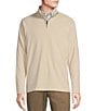 Cremieux Blue Label Long Sleeve Quarter Zip Stripe Pullover, Color:Perfect Stone - Image 1