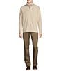 Cremieux Blue Label Long Sleeve Quarter Zip Stripe Pullover, Color:Perfect Stone - Image 3