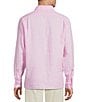 Cremieux Blue Label Long Sleeve Spread Solid French Linen Woven Shirt - Image 6