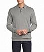 Cremieux Blue Label Madison Ave Collection Solid Long Sleeve Polo Sweater - Image 5
